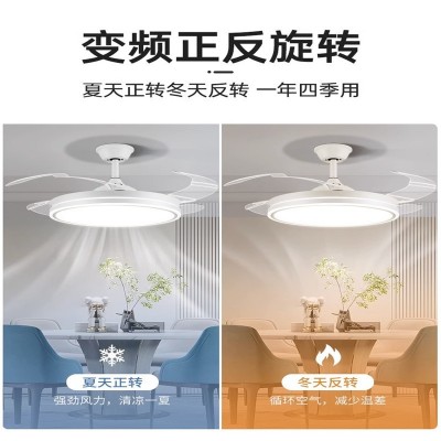 小米智能护眼隐形吸顶风扇灯2024年新款吊扇灯餐厅吊灯卧室灯具图3