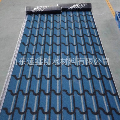 火烤SBS沥青防水卷材弹性体sbs黄沙面 加厚立体彩砂防水卷材图2