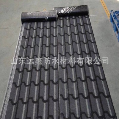立体彩砂防水卷材 楼顶屋面防水补漏材料 火烤型sbs沥青防水卷材图2