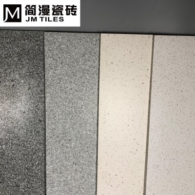 大规格干粒半抛水磨石瓷砖灰色仿古砖客厅卫生间别墅防滑地砖图5
