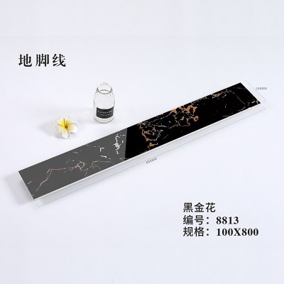 佛山瓷砖亮面地脚线瓷砖100*800mm防滑耐磨地面砖客厅卧室地脚线图4