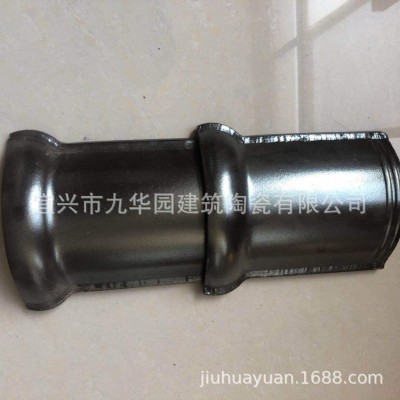 屋面脊瓦配件 脊瓦二筒瓦 脊瓦封头瓦 颜色多样规格齐全图2