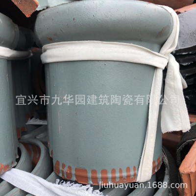 屋面脊瓦配件 脊瓦二筒瓦 脊瓦封头瓦 颜色多样规格齐全图3