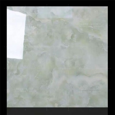 翡翠玉地砖800x800客厅瓷砖通体大理石背景墙砖防滑地板砖 绿色图1