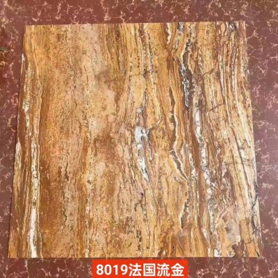 瓷砖地砖800x800通体大理石广东佛山客厅地板砖防滑暖色亮光瓷砖图3