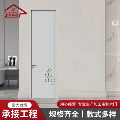 工厂直销工程门木门室内门实木门免漆烤漆套装门房间门现代简约图1
