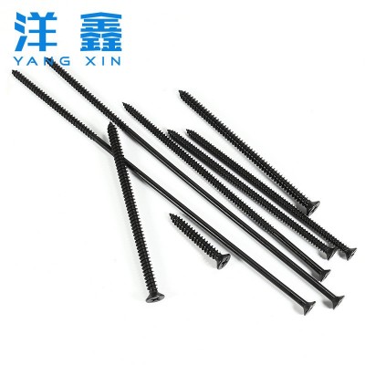 黑色304不锈钢超长沉头自攻螺丝钉加长平头十字木螺丝钉M3M4M5M6图3