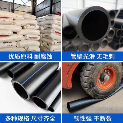 PE管材厂家黑色给水管HDPE聚乙烯复合消防水管钢丝网骨架给水管图4