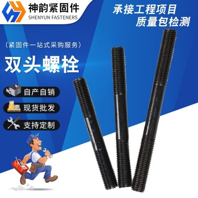8.8级 10.9级 12.9级 高强度双头螺柱螺杆双头螺丝35Crmo双头螺栓