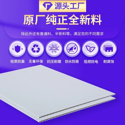 东莞厂家定制白色中空板PP隔板塑胶彩印印刷耐磨加厚瓦楞板定做图3