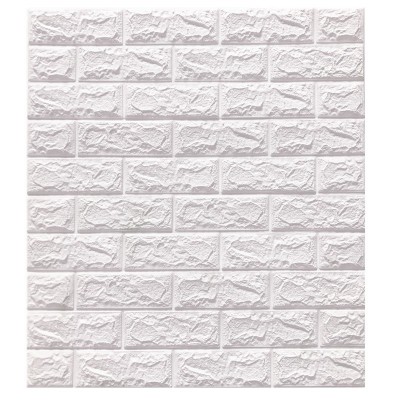 厂家直销3d立体墙贴自粘防水防撞砖纹泡沫软包wallpaper墙纸图4
