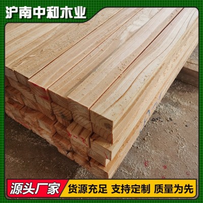 松木建筑工地木方辐射松樟子松铁杉工地工程专用木方花旗松方木