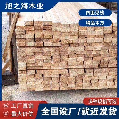 工地材料樟子松辐射松花旗松建筑木方建筑方木松木工程支模垫木图3