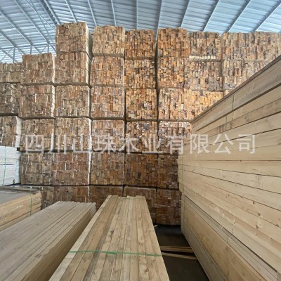 辐射松建筑木方 多片锯加工 材质均匀 小高层使用工地木方图2