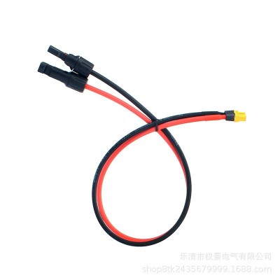 XT60转MC4太阳能连接线母头储能电源充电mc4转xt60电源线缆12 AWG图4