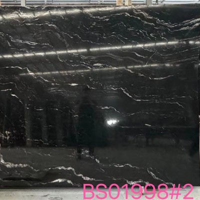 宇宙黑天然大理石黑色石材别墅室内墙身楼梯踏步板酒吧轻奢吧台面图4