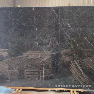 工厂通体大理石瓷砖客厅地板砖背景墙大板别墅连纹地砖温德姆灰图4