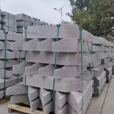 芝麻灰芝麻花岗岩路沿石路缘石路边石定制公园路边马路公路工程芝图2
