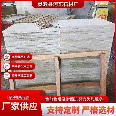 厂家供应石料石材 青底柏坡黄花岗岩 喷砂面柏坡黄 外墙干挂花岗图4