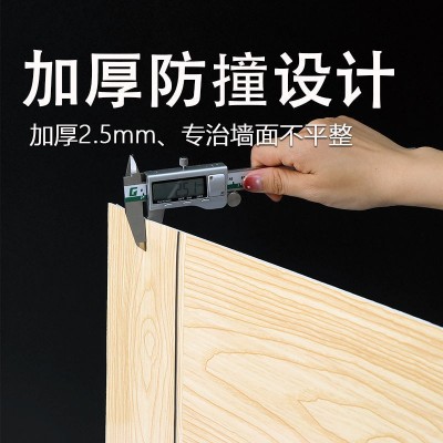 墙裙自粘仿铝塑板木纹瓷砖贴带腰线墙围翻新墙纸自粘防水潮墙贴护图3