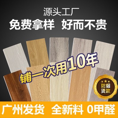 spc锁扣地板石塑地板卡扣式家用石晶地板6mm8mm4mm仿木纹石晶wpc图2