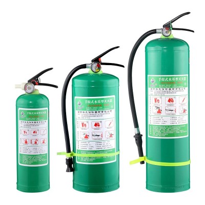 厂家直销水基灭火器3L泡沫型家用仓库商场灭火器绿瓶环保灭火器图5