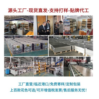 家装卧室出租屋石纹地板革pvc石晶地板spc厨房卡扣式石塑地板批发图5