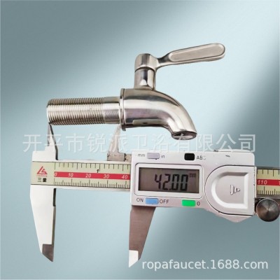酒桶龙头 SUS304不锈钢酒桶果汁瓶专用龙头 (接头长42MM)图3