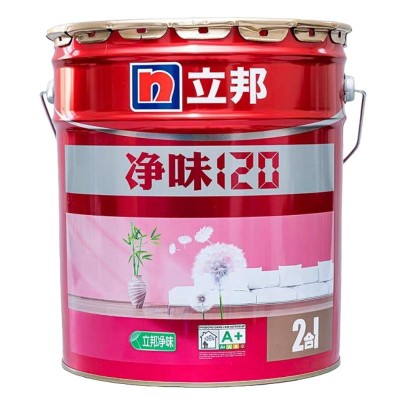 立邦净味120二合一 内墙乳胶漆 白色 18L面漆室内家用 防霉抗碱图5