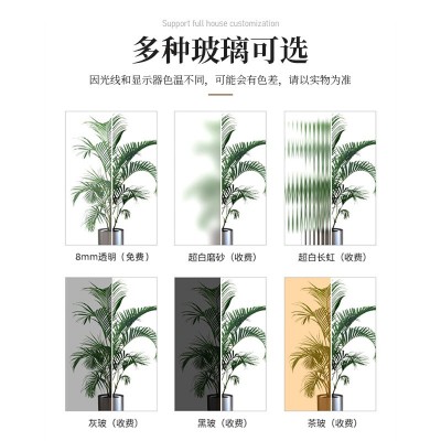 定制批发窄边厨房推拉门室内吊趟隔断门阳台铝合金玻璃平移门定做图3