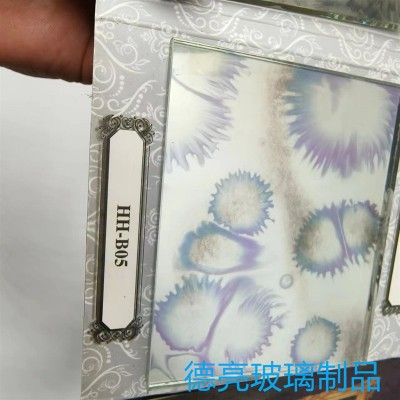 广东东莞厂家定 制各种尺寸玻璃镜卫浴装饰仿古镜原片镜子仿古镜图2