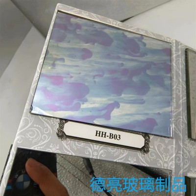 广东东莞厂家定 制各种尺寸玻璃镜卫浴装饰仿古镜原片镜子仿古镜图3