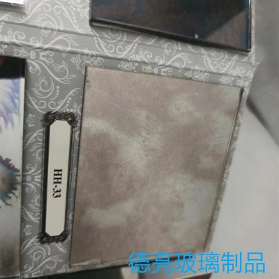 广东东莞厂家定 制各种尺寸玻璃镜卫浴装饰仿古镜原片镜子仿古镜图4