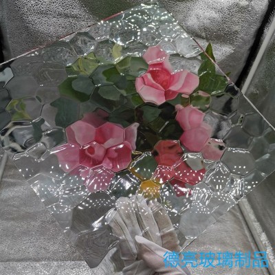 定 制 超白长虹玻璃 长虹玻璃超白 布纹玻璃 10mm布纹钢化玻璃图2