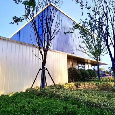 厂家定制玻浪纹U型钢化玻璃 园林景观及建筑工程超白艺术玻璃图3