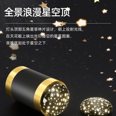 餐厅灯新款吊灯轻奢现代简约长条北欧餐桌吧台饭厅星空 灯图4