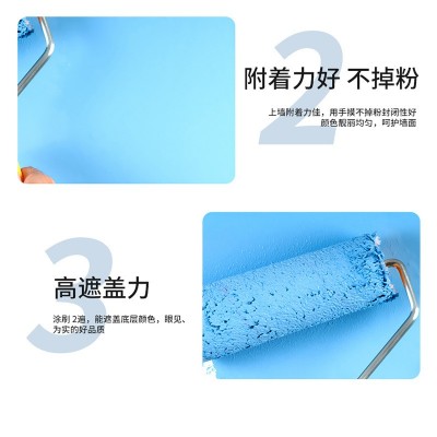 定制内墙乳胶漆室内自刷墙漆家用彩色涂料刷墙面漆油漆涂料 工程用图4