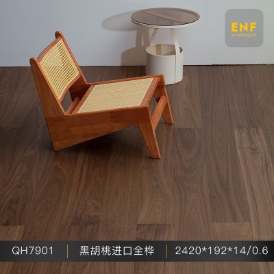 进口全桦基材橡木黑胡桃多层实木复合地板地暖ENF环保厂家直销图4
