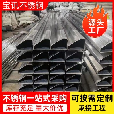 工厂直供304不锈钢装饰管316L不锈钢管 建筑装饰用拉丝抛光可切割图2