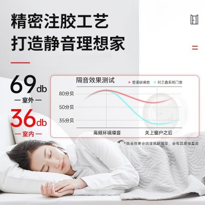 上海夕华断桥铝合金漂移窗内开内倒封阳台玻璃隔音隔热系统门窗图2