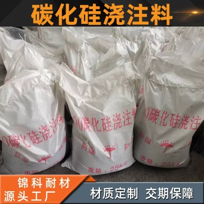 定制碳化硅浇注料高导热抗热振80/85/90高纯碳化硅浇注料源头厂家图4