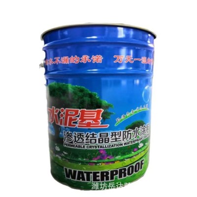 水泥基渗透结晶型防水涂料地下室游泳池屋顶外墙防水涂料图5