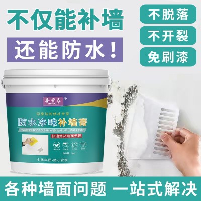 防水补墙膏家用墙面修补膏白色防水腻子膏【定向代发链接】包邮图2