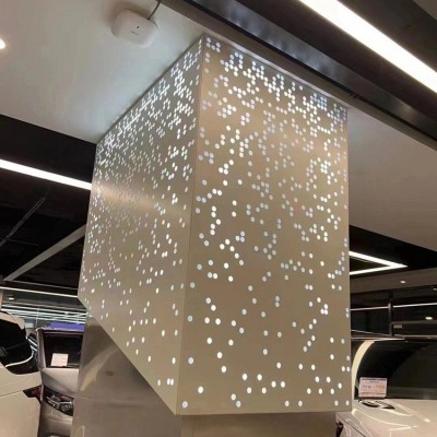 幕墙艺术造型铝板冲孔雕花铝单板外墙装饰镂空金属材料板建材厂家图5