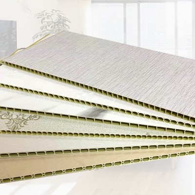 石塑集成墙板PVC 400V600V 蜂巢板装修墙 吊顶工程板护墙板批发图5