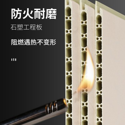 石塑集成墙板PVC 400V600V 蜂巢板装修墙 吊顶工程板护墙板批发图2