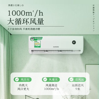 出口外贸机大挂机4匹冷暖两用1级能效商用客厅自清洁 空调 批发图2
