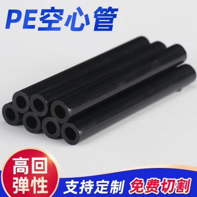 厂家生产挤出塑料PE空心管棉签棒 塑料吸管塑料连接管空心透明管图1
