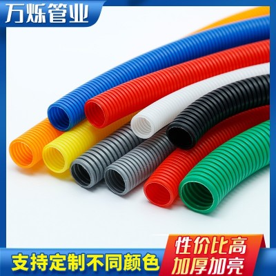 PP阻燃波纹软管塑料波纹管聚乙烯穿电线消防安检汽车线束保护管图2