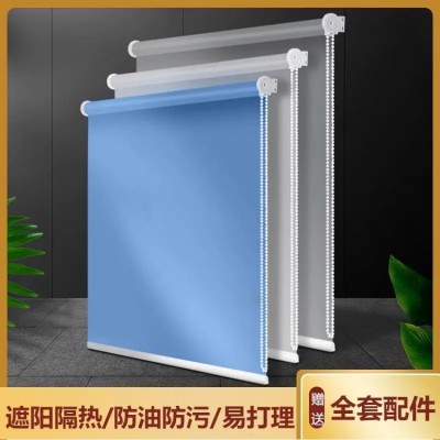 南 京办公卷帘 升降卷拉式全遮光简约窗帘定制 免费设计 上门安装图4